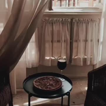 Pizza in Malaga, Spain.