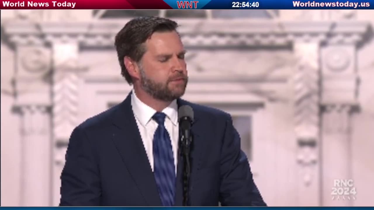 JD Vance and Wife's Full Speech a RCV Convention 2024