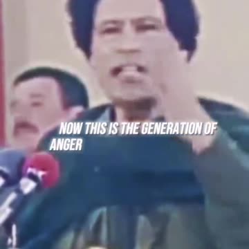 Muammar Kaddafi knew the Zionist Jews Agenda as they NEVER had plans for Peace..