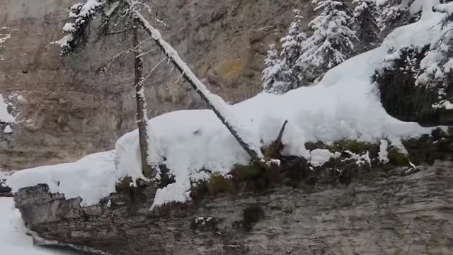 Met some rock climbers on an icy ice road