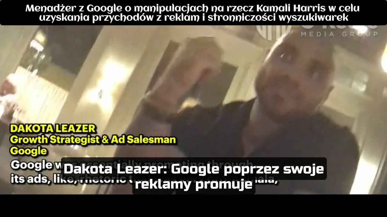 Menadżer z Google o manipulacjach na rzecz Kamali Harris w celu uzyskania przychodów z reklam i stronniczości wyszukiwarek