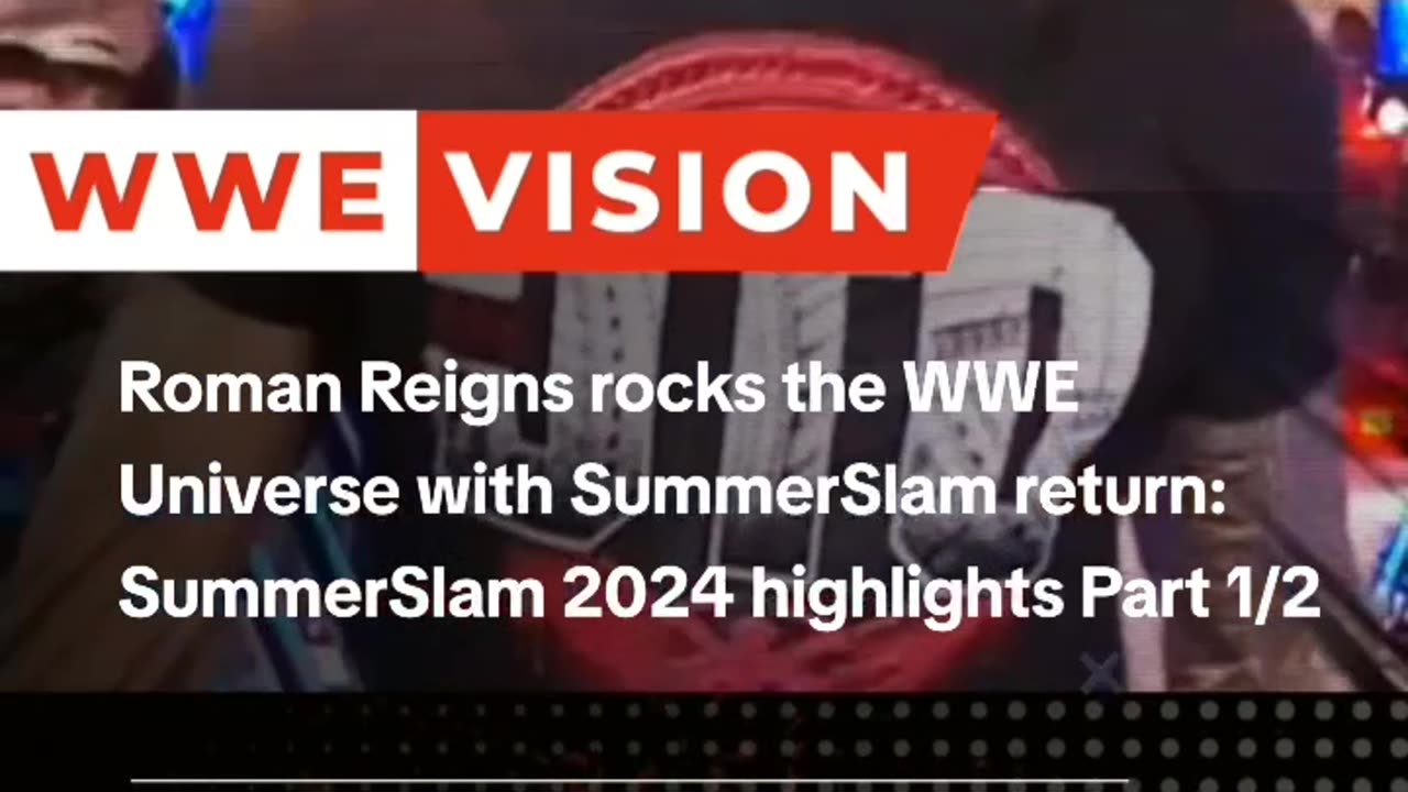 Roman Reigns rocks the WWE Universe with SummerSlam return: SummerSlam 2024 highlights