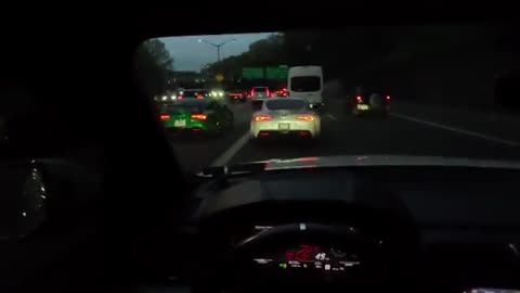 Swim Team Cut Through Highway Part 1