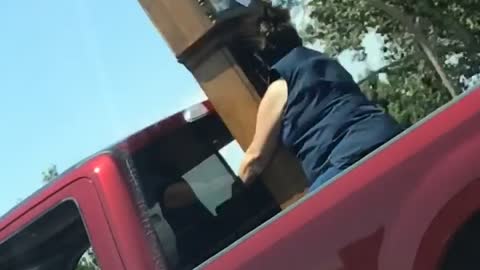 Woman Keeps the Clock on Lock