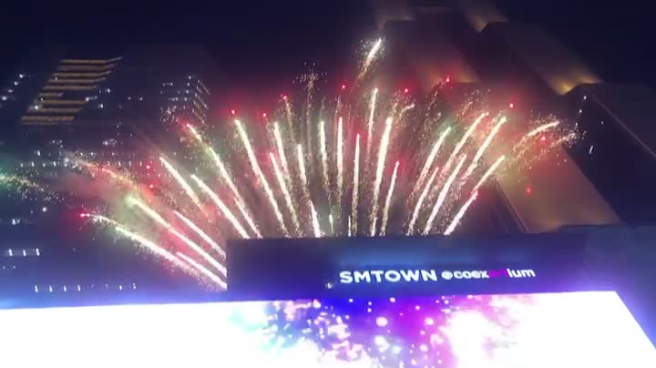 Seoul's beautiful fireworks