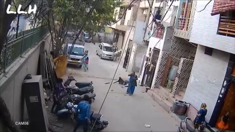 Hazardous dog attacks on streets, bite's human & kids | Real attacks compilation # 4 || L.L.H