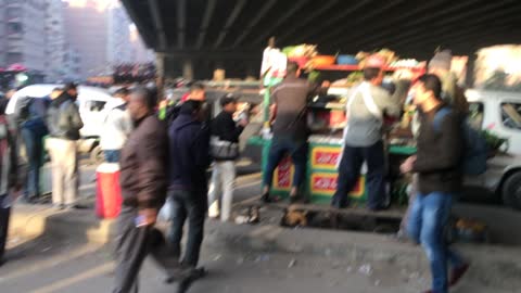 Cairo traffic, noise and locals