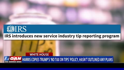 Harris Copies Trump’s ‘No Tax On Tips’ Policy, Hasn’t Outlined Any Plans