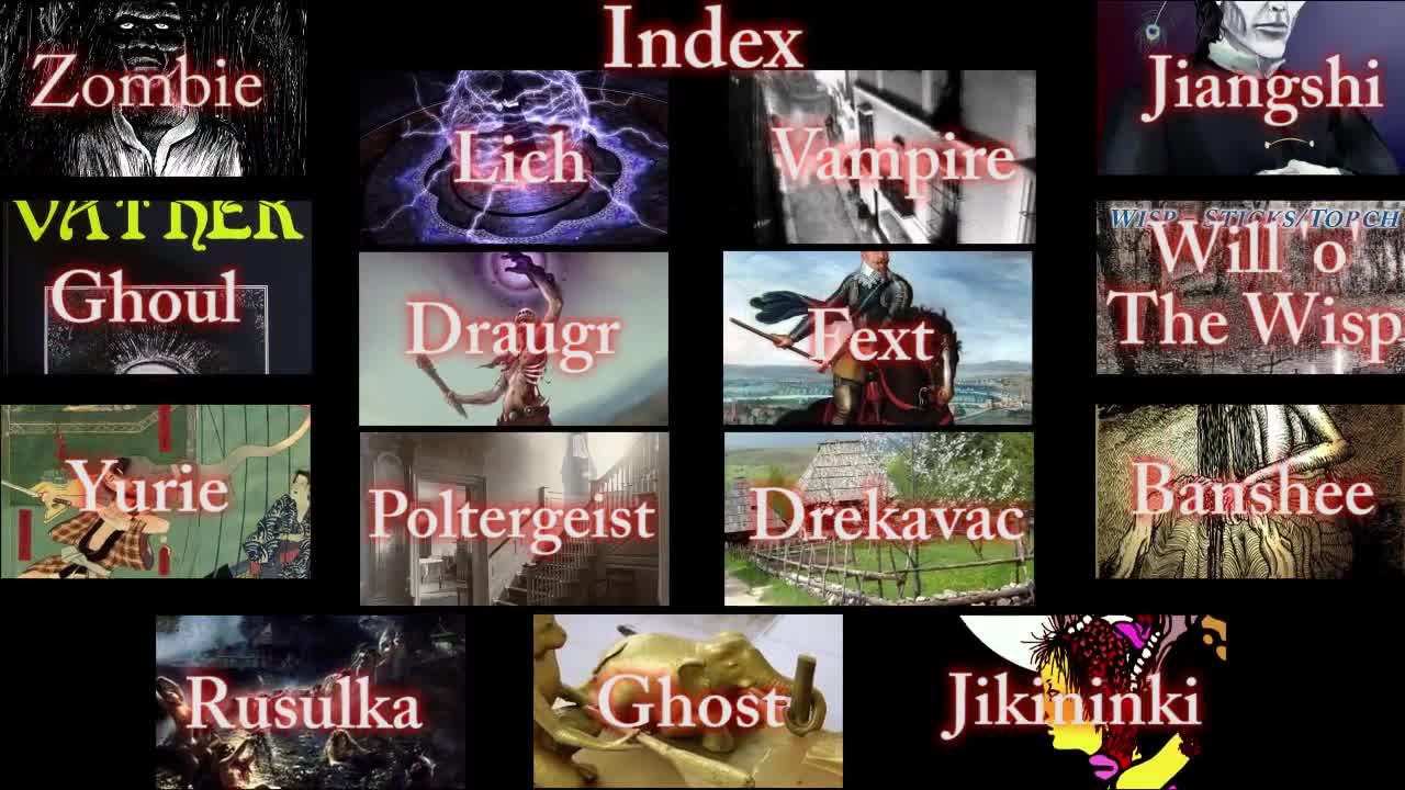 Introduction/Index - The Undead Encyclopedia