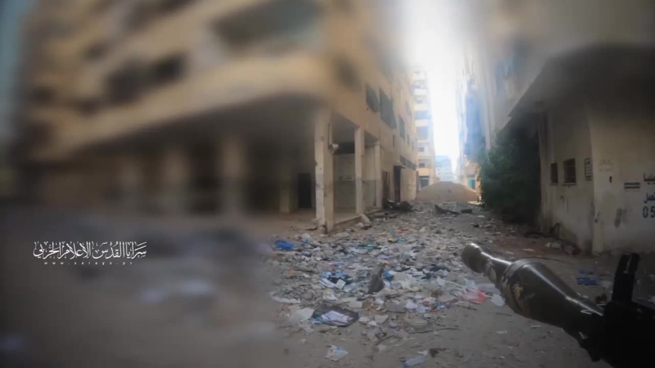 Al-Quds Brigades show scenes of targeting and destroying the Zionist enemy’s vehicles