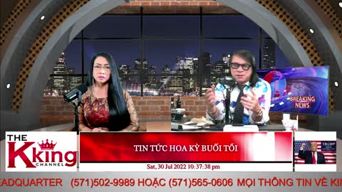 TIN TỨC HOA KỲ BUỔI TỐI - 07/30/2022 - The KING Channel