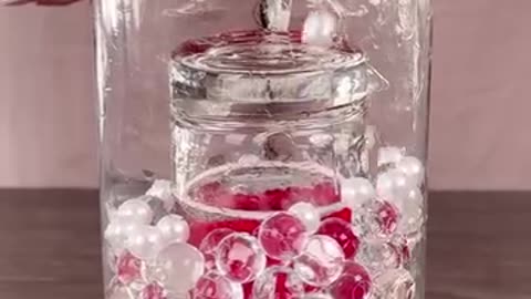 An easy romantic table decoration! 🌹❤️