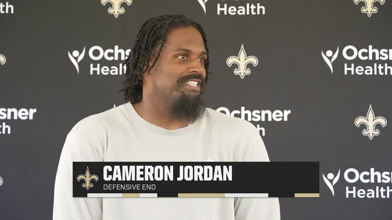 Cam Jordan on Year 14, Super Bowl Aspirations | Saints Training Camp 2024