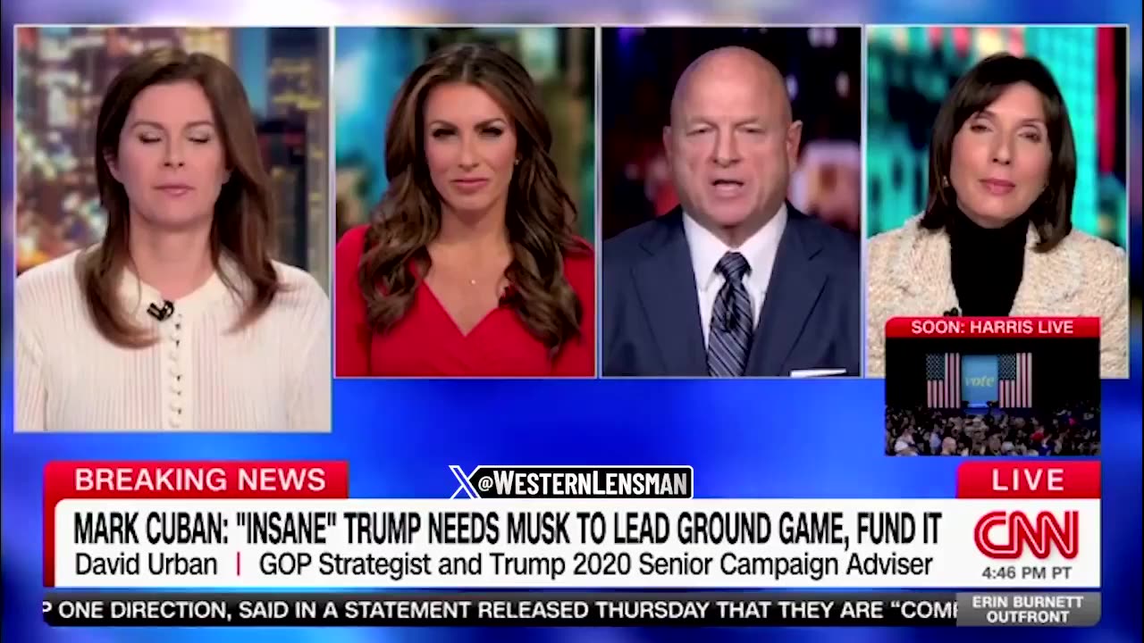 CNN’s David Urban reacts to Mark Cuban’s Elon/Trump “ground game” analysis: