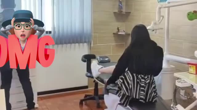 Her First Time to visit a dentist lolx