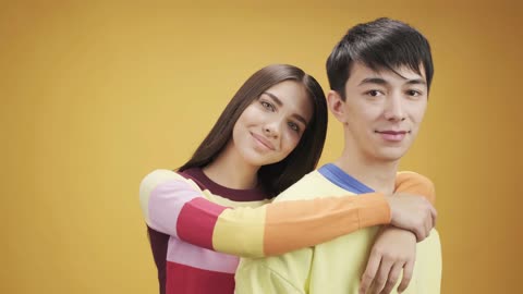 Young Adults Posing In A Studio