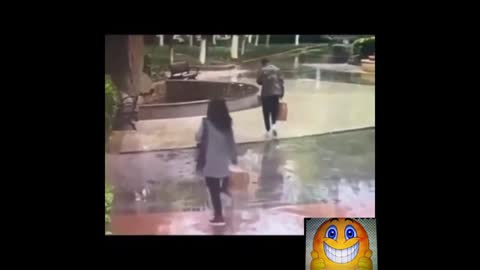 funny man falls