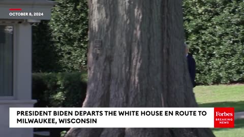 JUST IN- Biden Ignores Reporter Calling For Questions As He Departs The White House
