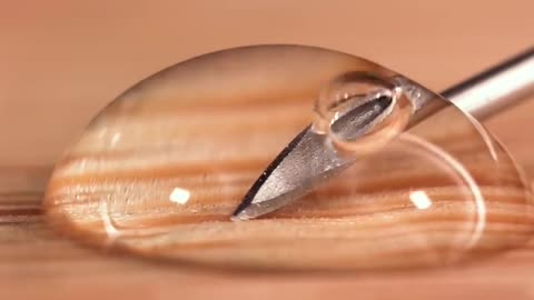Air Bubble Inside Water Drop _ Original sounds