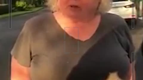 HOA Karen QUESTIONS innocent guy if he lives in the area because she doesn't recognize him