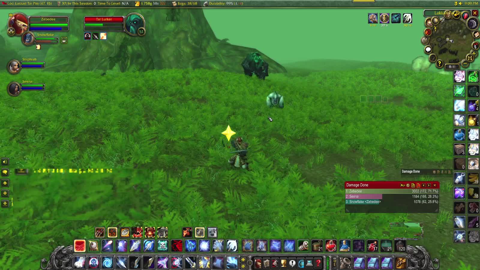 World of Warcraft Classic Hunter and Paladin in a tree joining the world with me