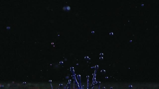 Splatters Of Colored Liquid