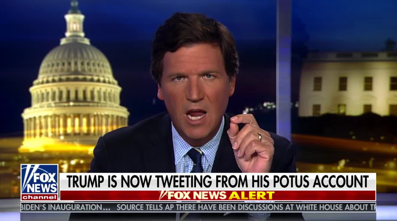 Twitter Deletes Trump Tweet from @POTUS Account As Tucker Carlson Reads It