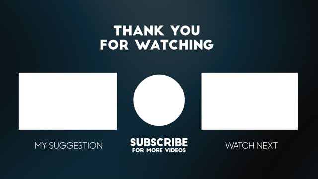 Outro YouTube video