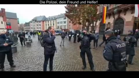 Polizei verbietet Apfel essen während der Pandemie 2020