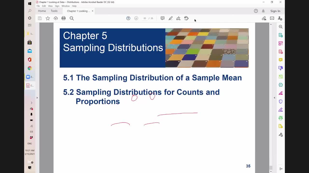 Sampling Distributions for Counts and Proportions 5. 2 Part 2