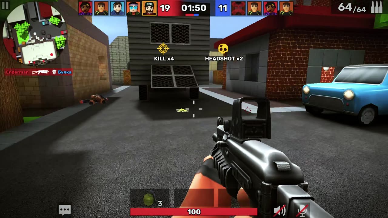 Enderman Killed Highest in Kuboom Team Death Match Gameplay 14 #kuboomgameplay