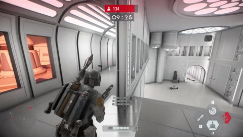 SWBF2 2017: Arcade Onslaught Boba Fett Bespin Gameplay
