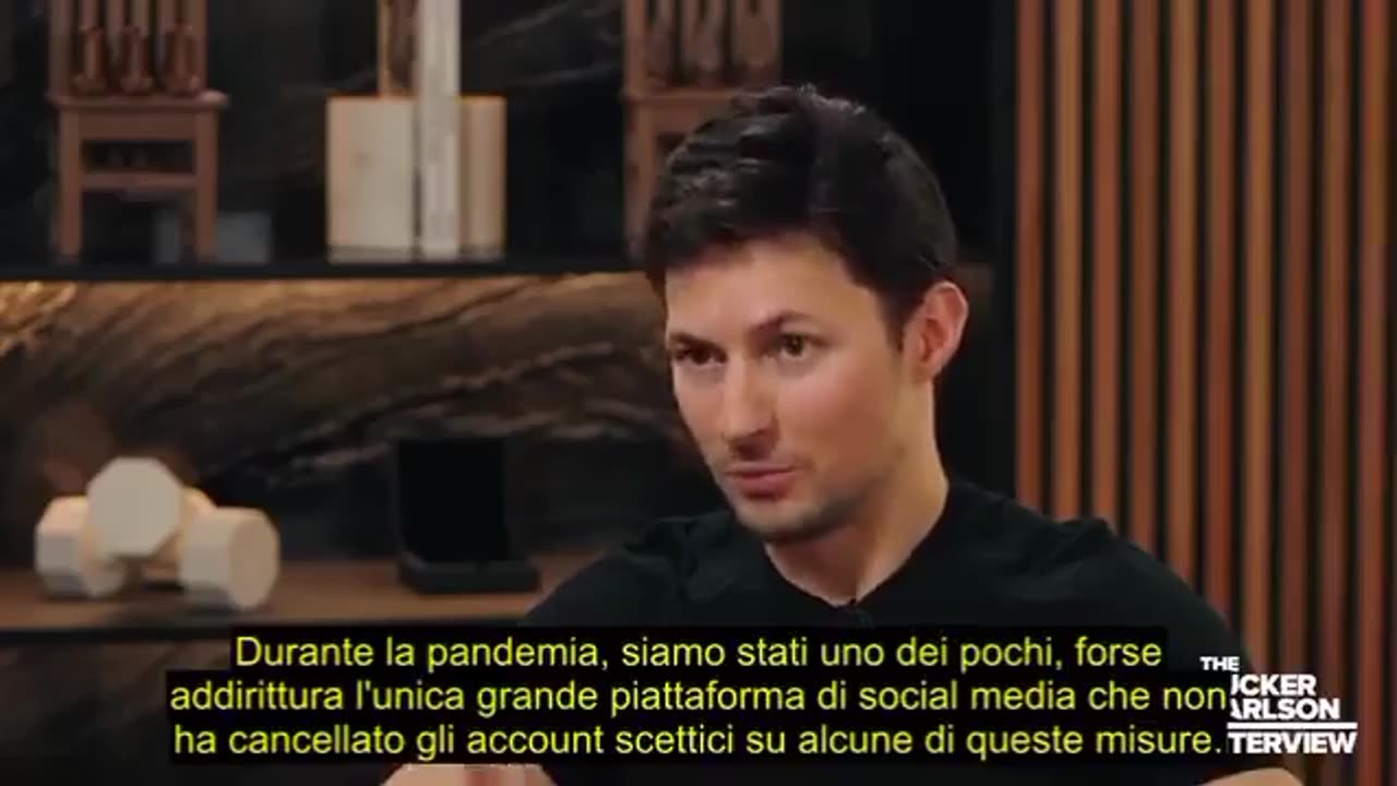 Carlson Tucker intervista Pavel Durov , sottotitoli IT