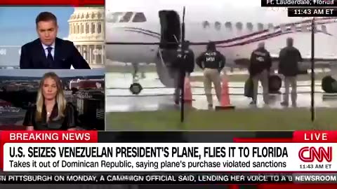 Dominican Republic has confiscated President Maduro's aircraft on behalf of the United States.