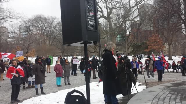 Queen's Park speech exposing tyranny, March 12, 2022.
