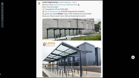 Govt. spends €335,000 on a bike shelter (Derek Domino) 6-09-24