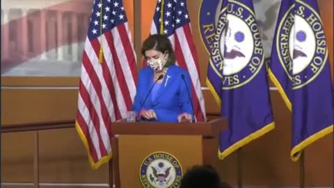 Nancy Pelosi, after failure, is stone cold drunk at morning press conference 10-1-2021