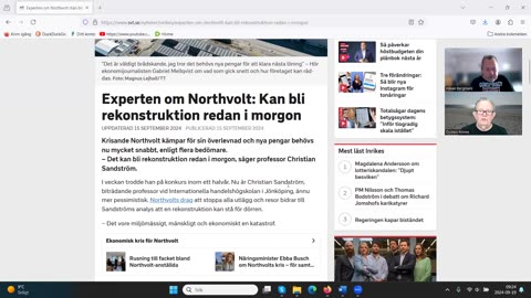 Lunchklubben 19 sept Det ekonomiska slukhålet Northvolt
