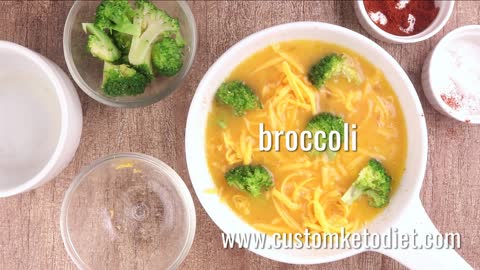 2 Keto Broccoli and Cheddar Frittata | keto for begginer