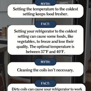 Refrigerator Myths Busted: Key Facts for Homeowners