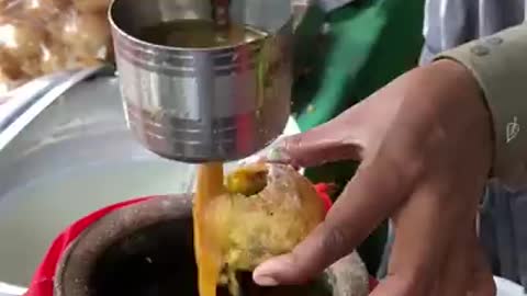 Indian food Pani puri