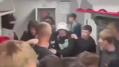 Video shows brawl on Train