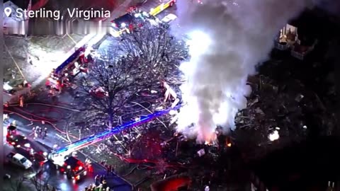 🚨BREAKING: Massive House Explosion #Sterling | #Virginia