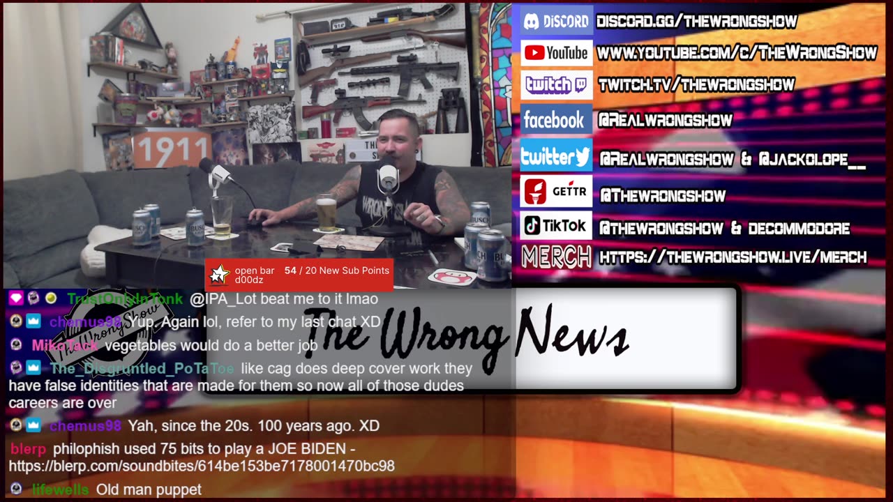Live from The Wrong Show its Saturday Night News! 10-21-23