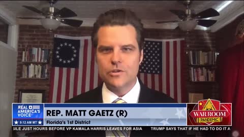 Matt Gaetz believes China is using Tik Tok to divide our country.