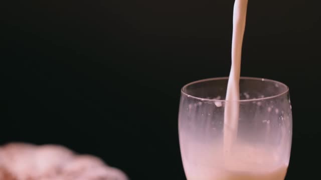 Pour a glass of milk