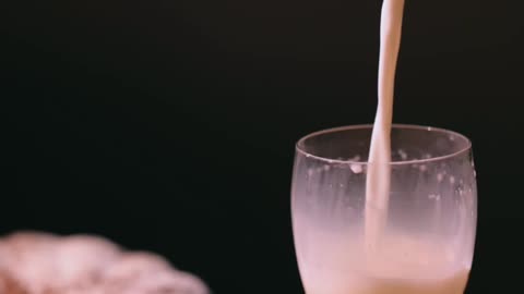 Pour a glass of milk