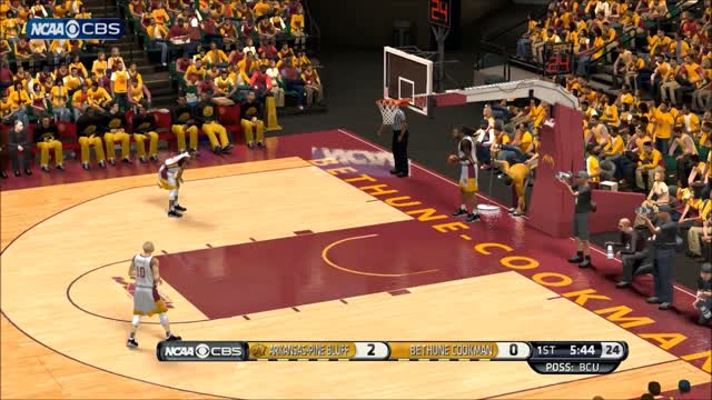 NBA 2k14 HBCU Basketball Mod Arkansas Pine Bluff vs Bethune Cookman