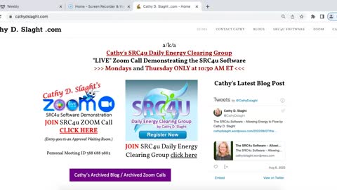 SRC4u Software Demonstration Zoom Call 8 8 2022