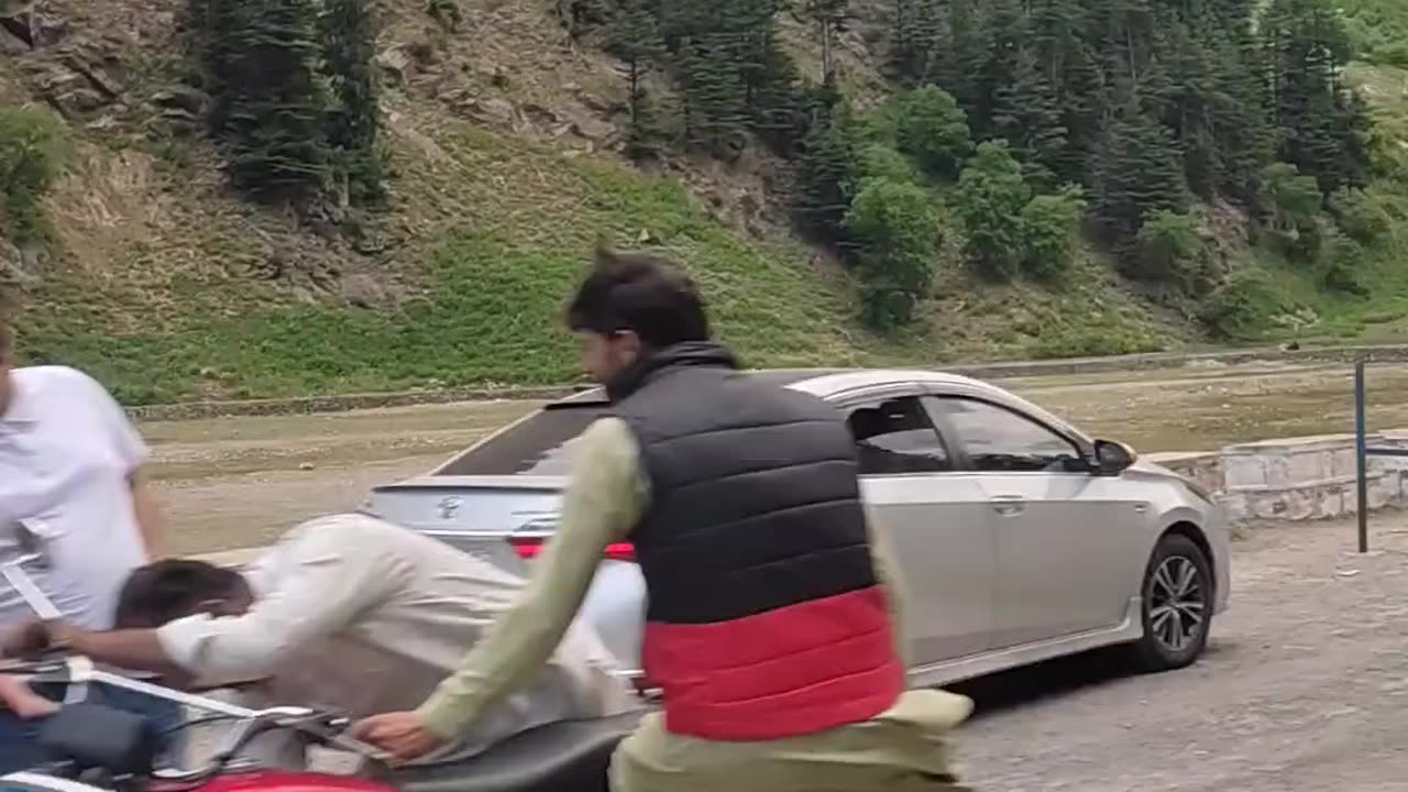Kaghan Valley River Road View Beautiful Pakistan